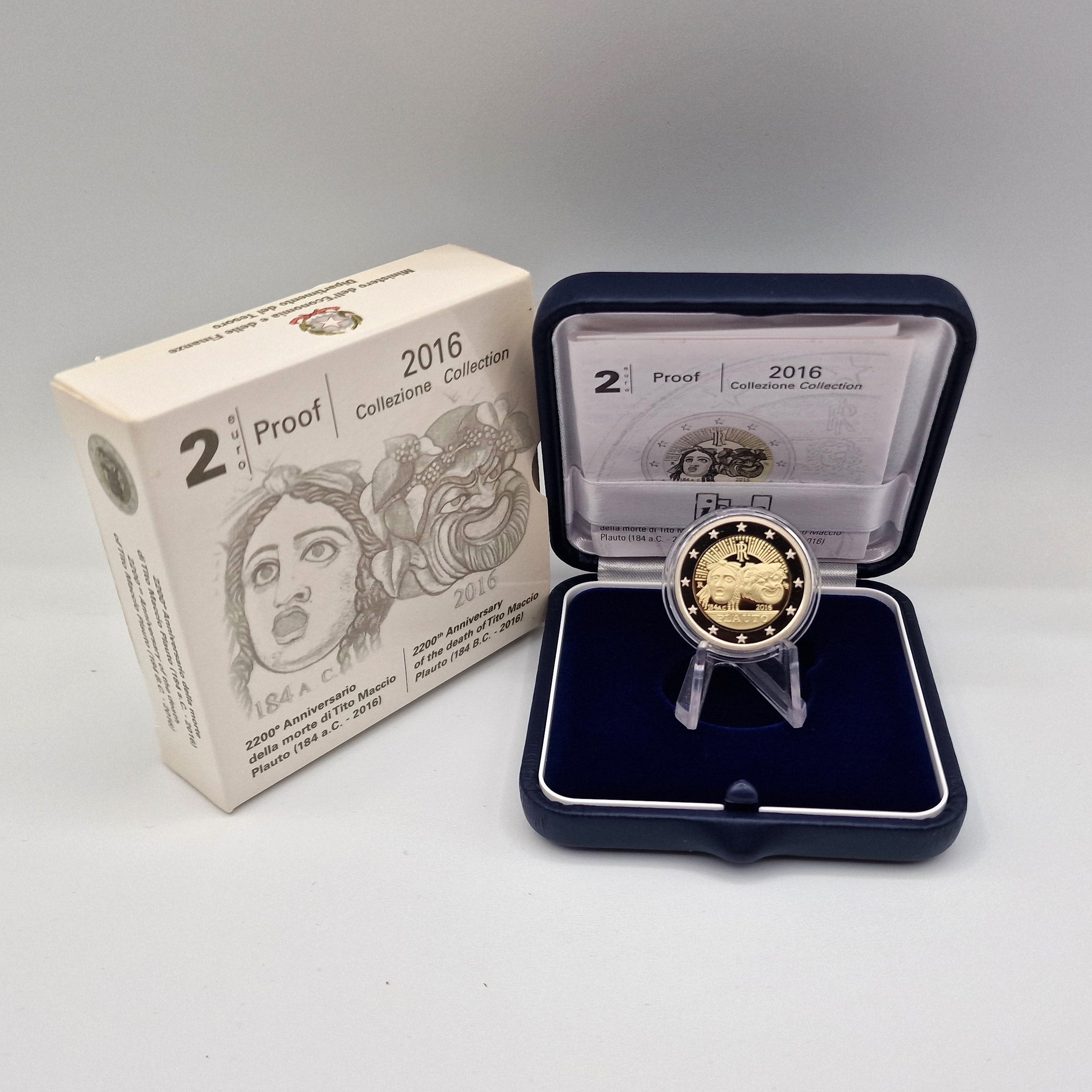 2016 "Plauto" 2€ - Itália Proof